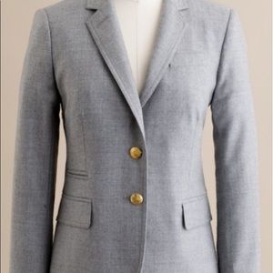 J crew Schoolboy Blazer Size 2 Heather Grey